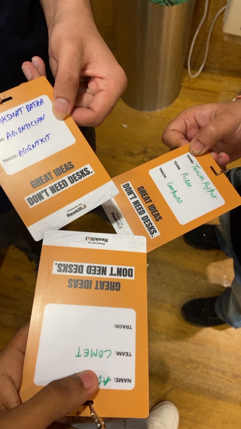 Team badges